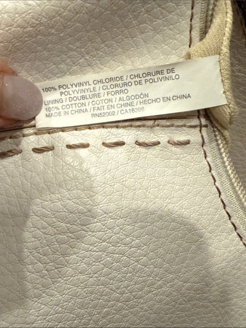 Liz Claiborne white Cream Shoulder Bag - Picture 9 of 9